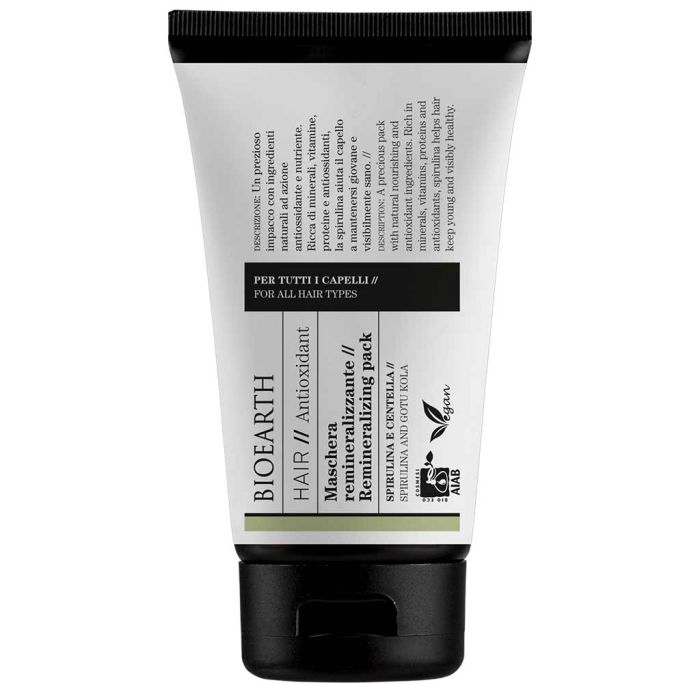 Bioearth Hair 2.0 Remineralizing Pack Tehohoito kaikille hiuslaaduille 150 ml-13