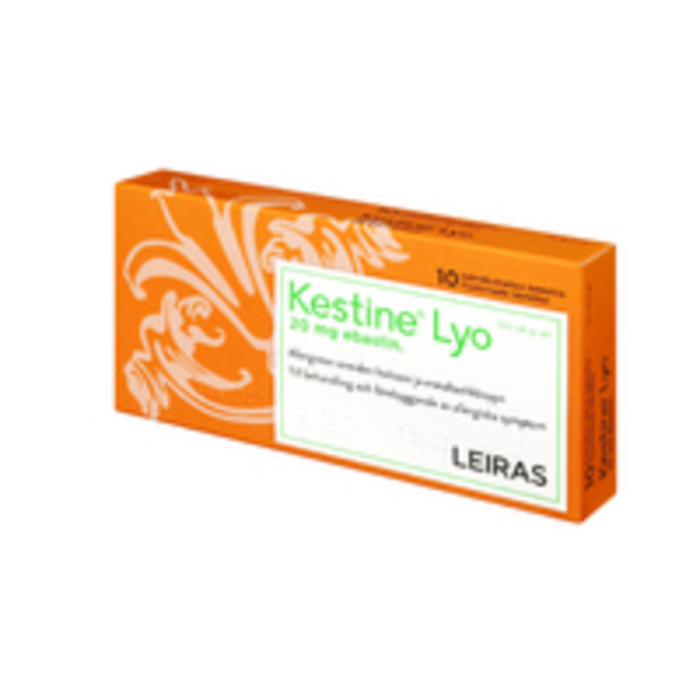 KESTINE LYO 20 mg 30 fol tabletti, kylmäkuivattu-13