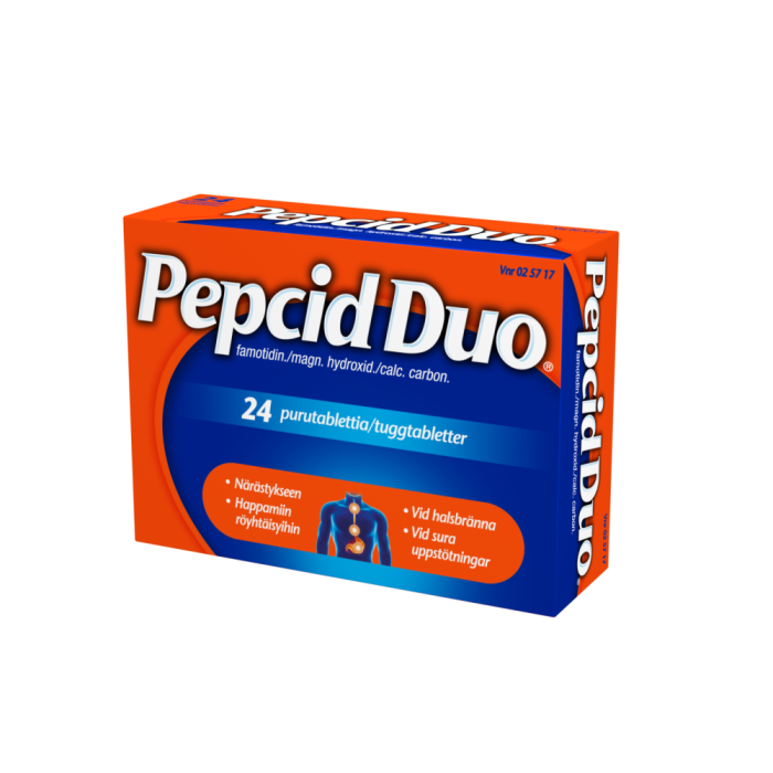PEPCID DUO 10/165/800 mg 24 fol purutabletti-13 PEPCID DUO 10/165/800 mg 24 fol purutabletti-13