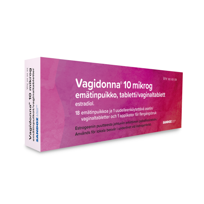 VAGIDONNA 10 mikrog 18 fol emätinpuikko, tabletti-13