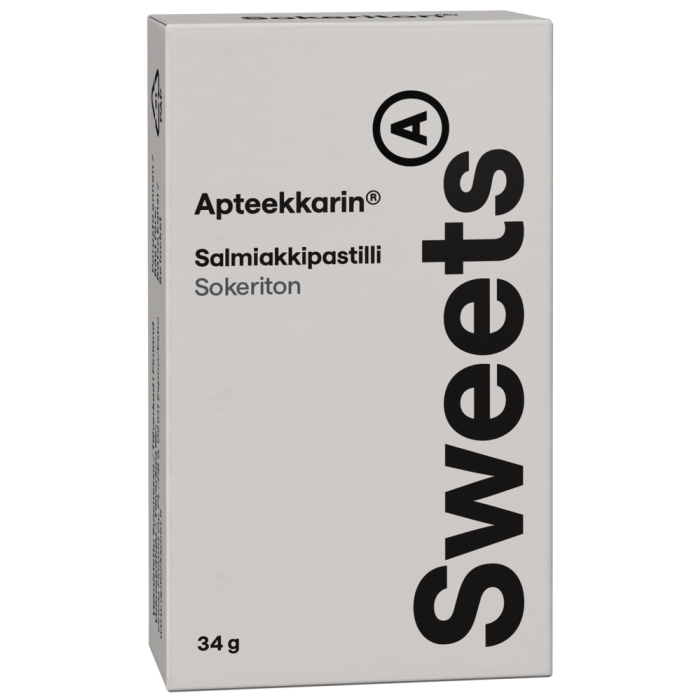 Apteekkarin salmiakkipastilli sokeriton 34 g-13