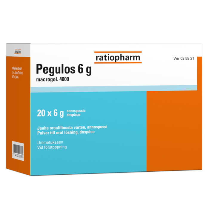 PEGULOS 6 g 20 x 6 g jauhe oraaliliuosta varten, annospussi-13