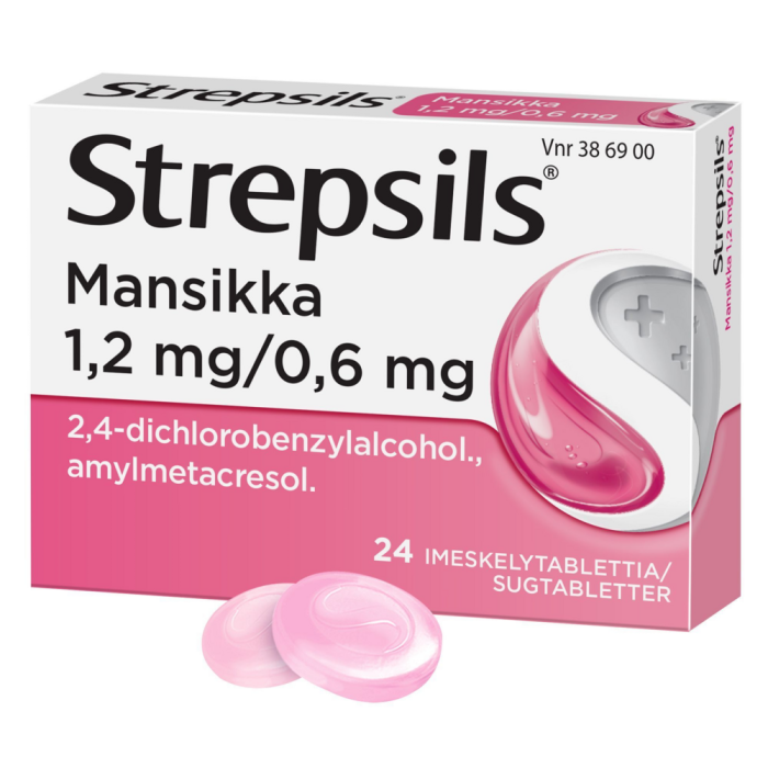 STREPSILS MANSIKKA 1,2/0,6 mg 24 fol imeskelytabletti-13