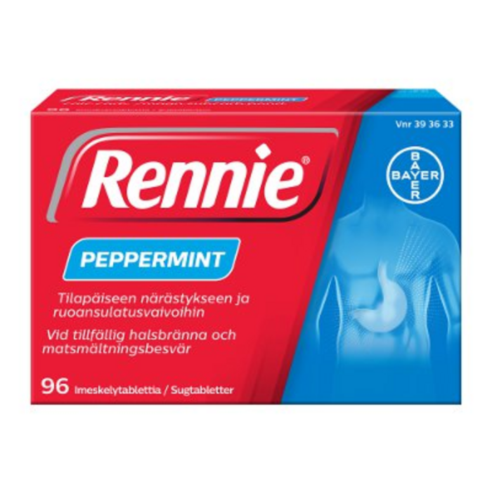 RENNIE PEPPERMINT 96 fol imeskelytabletti-13