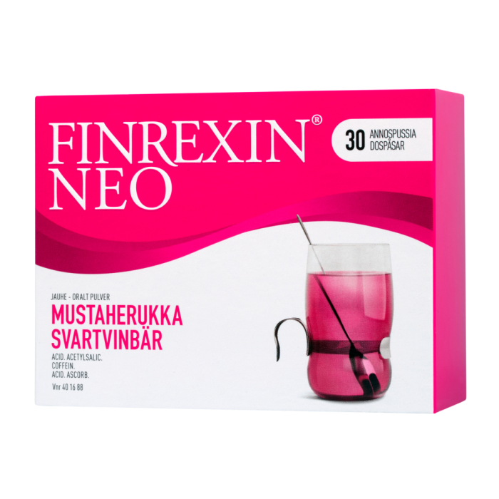 FINREXIN NEO 30 kpl jauhe mustaherukka-13