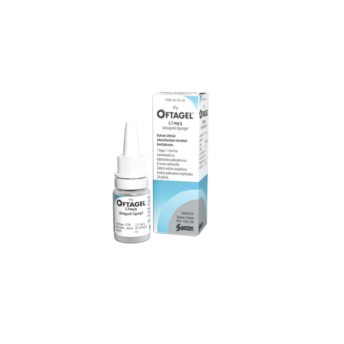 OFTAGEL 2,5 mg/g 10 g silmägeeli-13