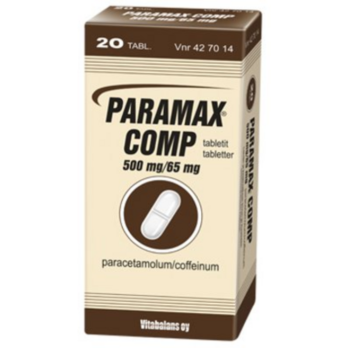 PARAMAX COMP 500/65 mg 20 fol tabletti-13