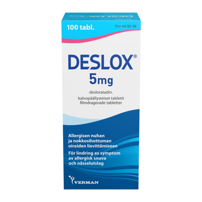 DESLOX 5 mg 100 fol tabletti, kalvopäällysteinen-13