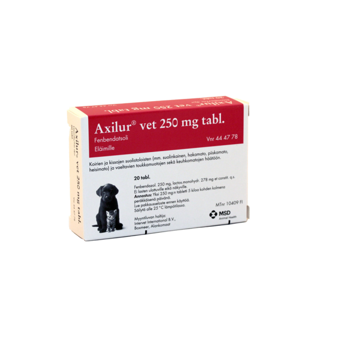 Axilur 250 mg 20 fol vet tabl-13