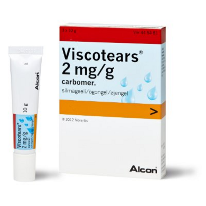 VISCOTEARS 2 mg/g 3 x 10 g silmägeeli-13