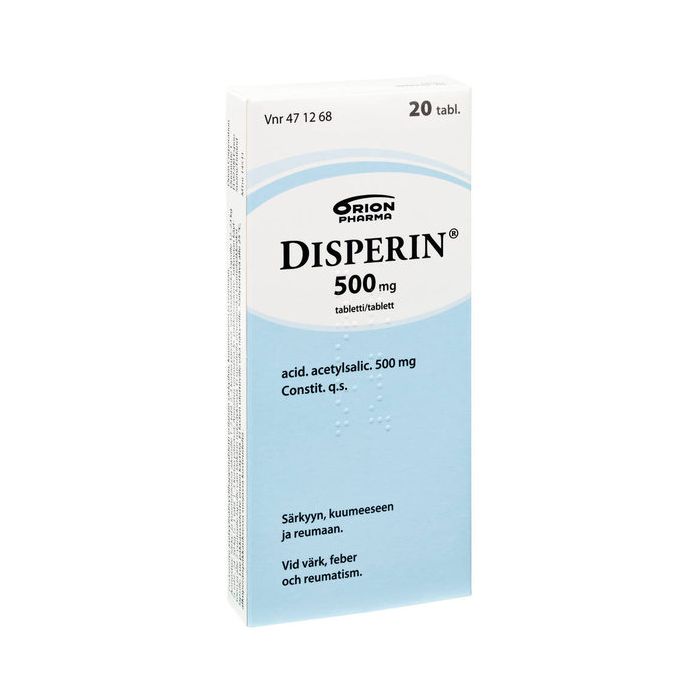 DISPERIN 500 mg 20 fol tabletti-13