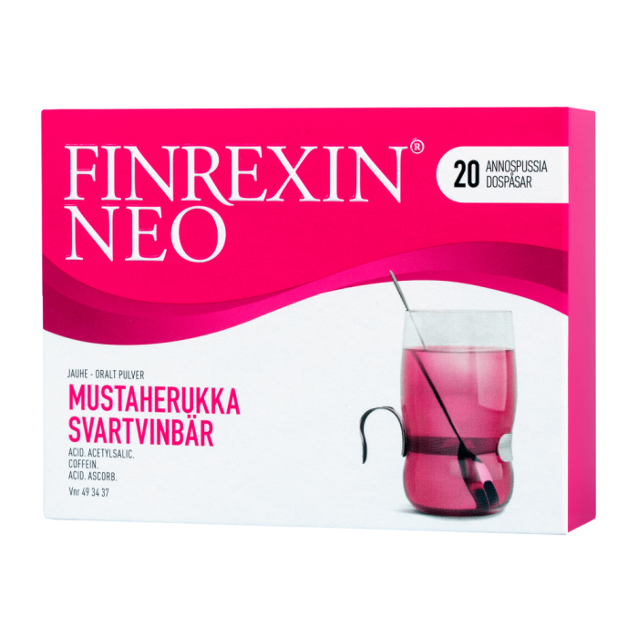FINREXIN NEO 20 kpl jauhe mustaherukka-13 FINREXIN NEO 20 kpl jauhe mustaherukka-13