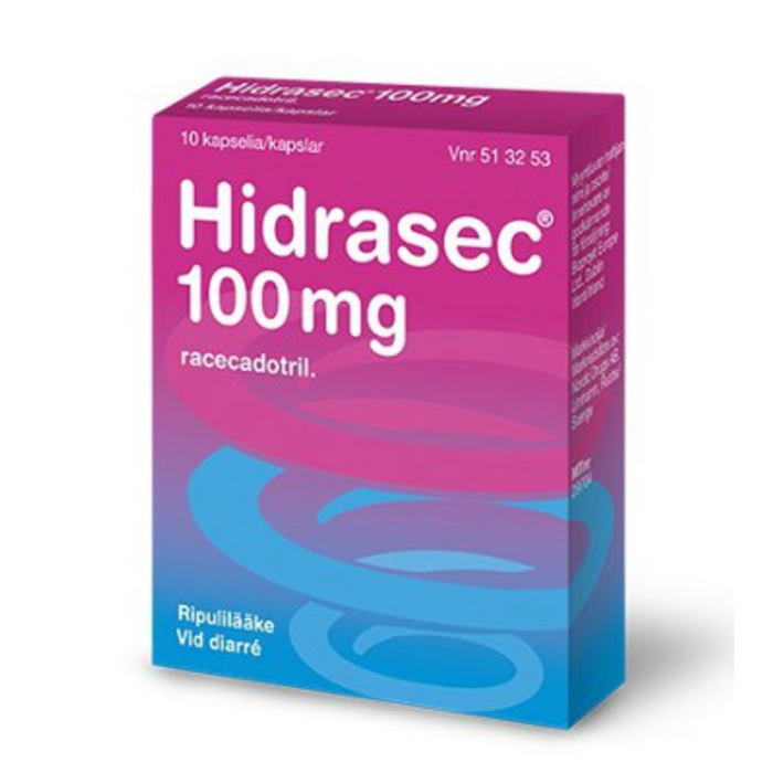 HIDRASEC 100 mg 10 fol kapseli, kova-13
