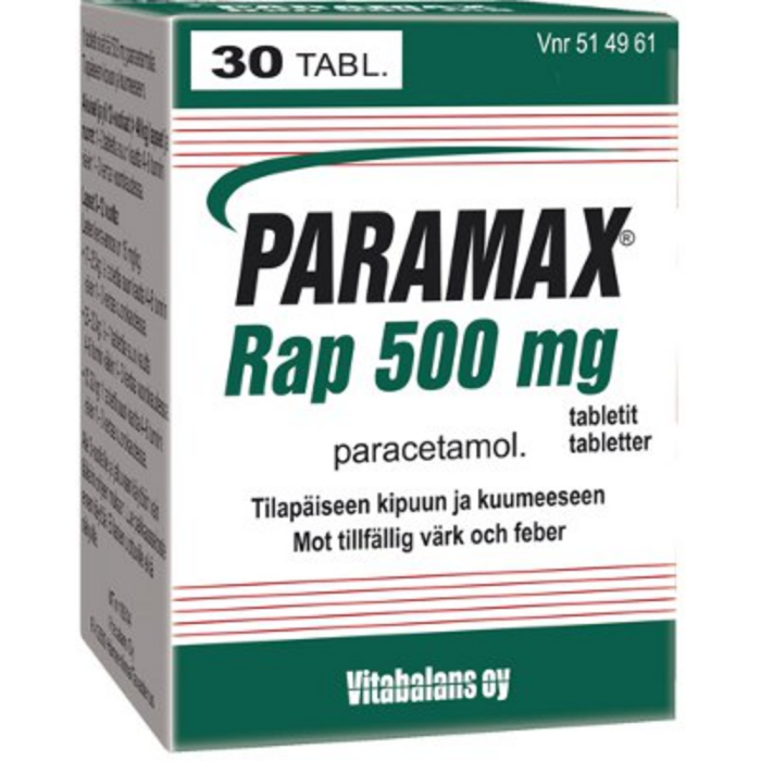 PARAMAX RAP 500 mg 30 kpl tabletti-13