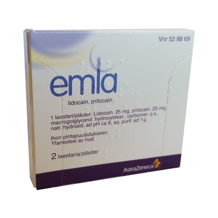 EMLA 25/25 mg 2 x 1 kpl lääkelaastari yksittäispakattu-13
