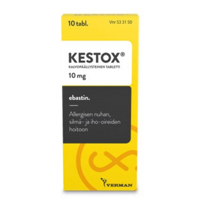 KESTOX 10 mg 10 fol tabletti, kalvopäällysteinen-13