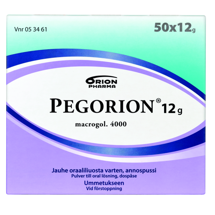 PEGORION 12 g 50 x 12 g jauhe oraaliliuosta varten, annospussi-13