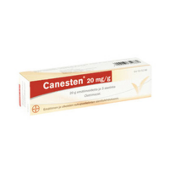 CANESTEN 20 mg/g 20 g emätinemulsiovoide 3 asetinta-13