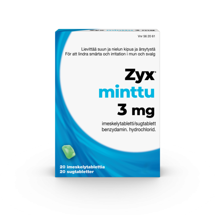 ZYX MINTTU 3 mg 20 fol imeskelytabletti-13