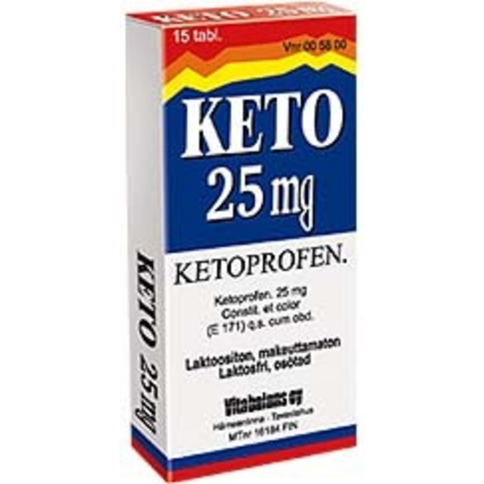 KETO 25 mg 15 fol tabletti, kalvopäällysteinen-13