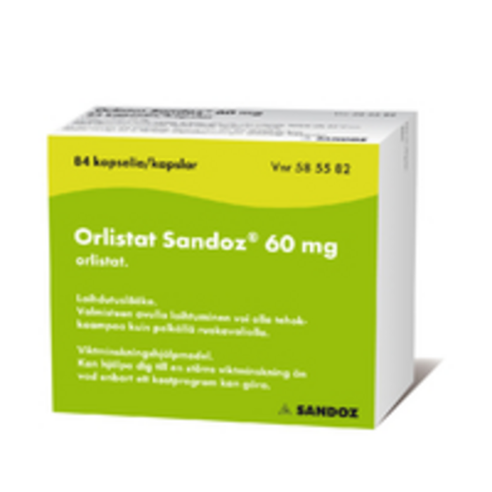ORLISTAT SANDOZ 60 mg 84 fol kapseli, kova-13