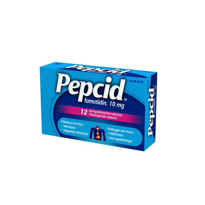 PEPCID 10 mg 12 fol tabletti, kalvopäällysteinen-13
