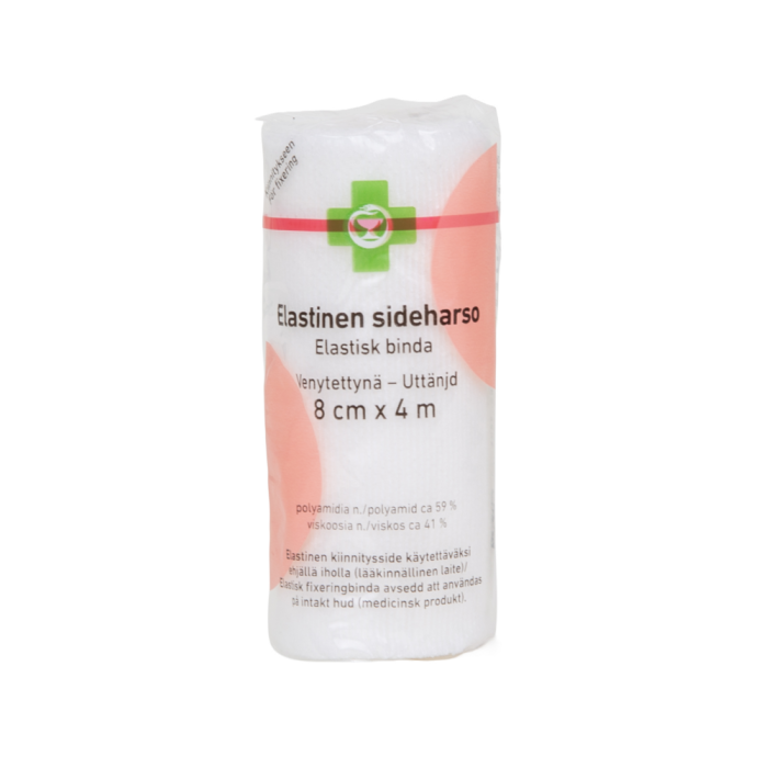 APTEEKKI Sideharso elastinen 8cmx4m 1 kpl-13