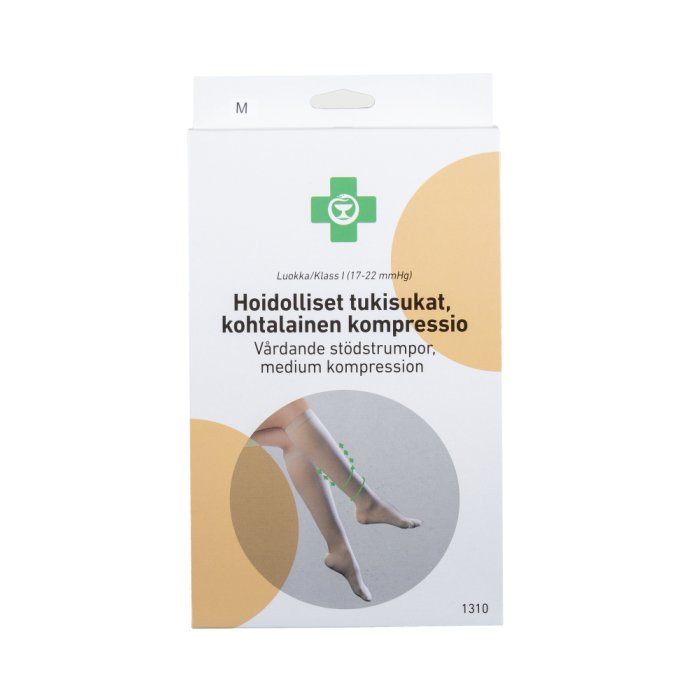 APTEEKKI hoidolliset tukisukat kompressio M 1 pari, beige-13