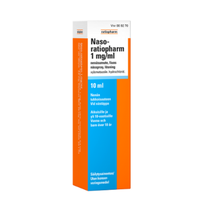 NASO-RATIOPHARM 1 mg/ml 10 ml nenäsumute, liuos-13