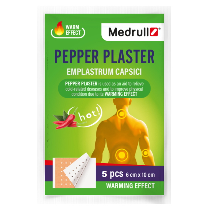 Medrull Pepper Plaster 6x10 cm pippurilaastari 5 kpl-13