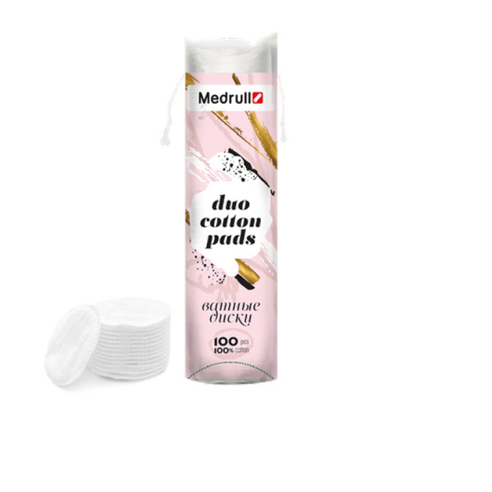 Medrull Duo Cotton Pads vanulappu 100 kpl-13