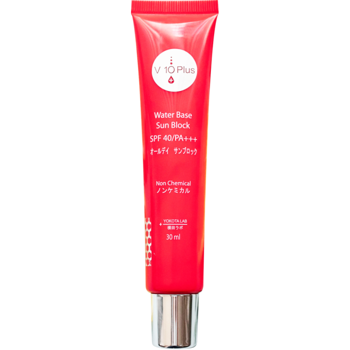 V10 Plus Water Base Sun Block SPF40/PA+++ 30 ml aurinkosuojavoide-13