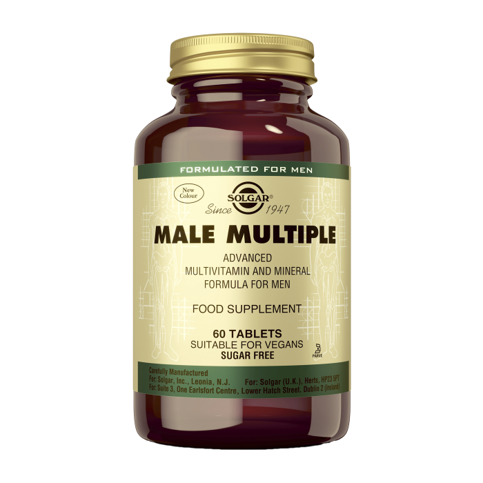 Solgar Male Multiple (miesten monivitamiini) 60 tabl-13