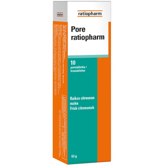 Pore ratiopharm poretabletti 10 kpl-13