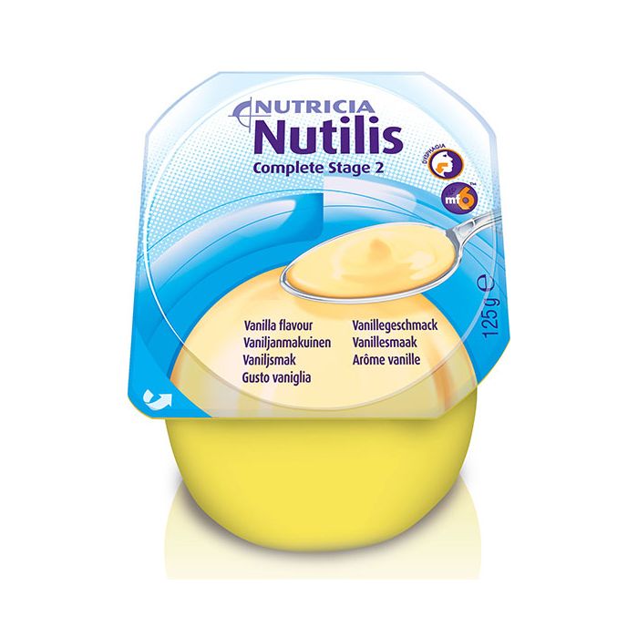 Nutilis Complete Stage 2 4x125 g vanukas, täydennysravintovalmiste vanilja-13