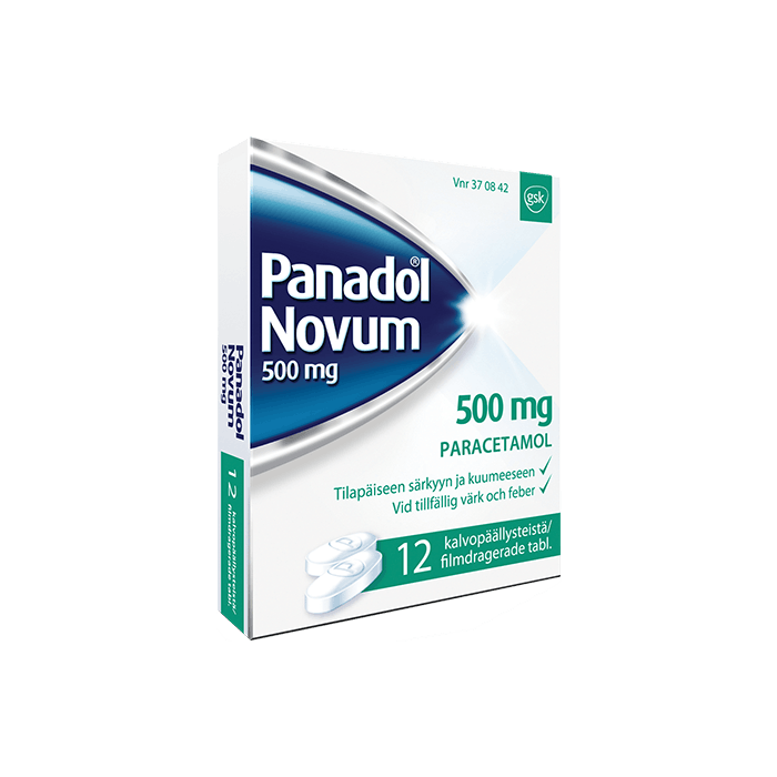 PANADOL NOVUM 500 mg 12 fol tabl, kalvopääll-13