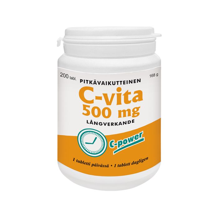 C-Vita 500 mg pitkävaikutteinen 200 tabl-13