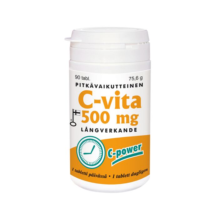 C-Vita 500 mg pitkävaikutteinen 90 tabl-13