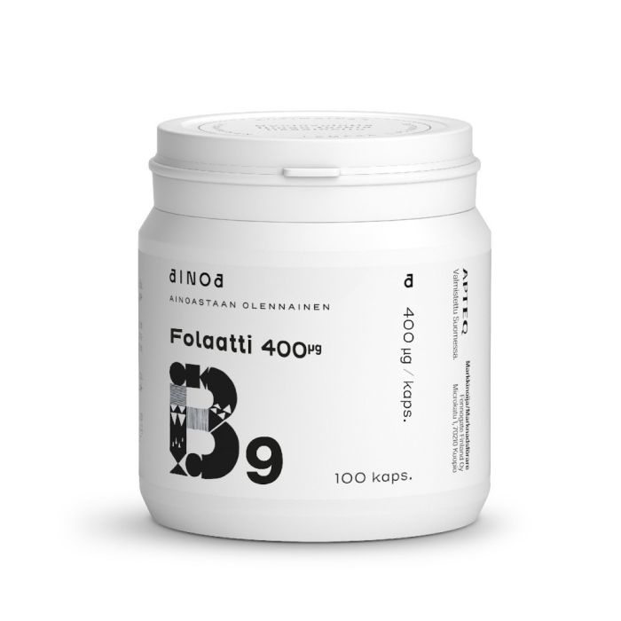 Ainoa Folaatti 400 mikrog 100 kaps-13