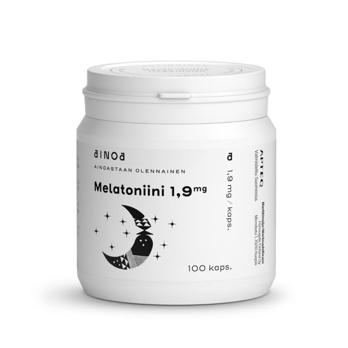 Ainoa melatoniini 1,9mg 100 kaps-13