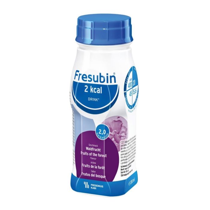Fresubin 2.0 Kcal Drink  4x200 ml neste, täydennysravintovalmiste metsämarja-13