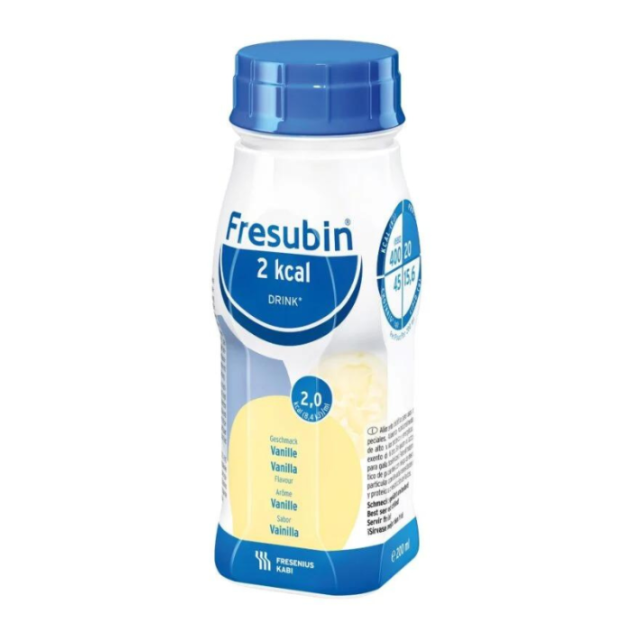 Fresubin 2.0 Kcal Drink 4x200 ml neste, täydennysravintovalmiste vanilja-13