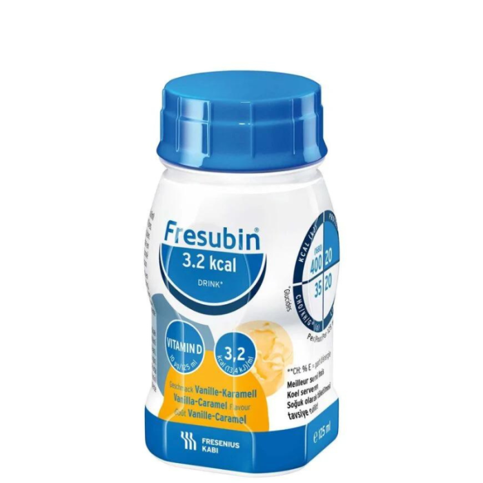 Fresubin 3.2 Kcal Drink Vanilja-Karamelli 4x125 ml-13