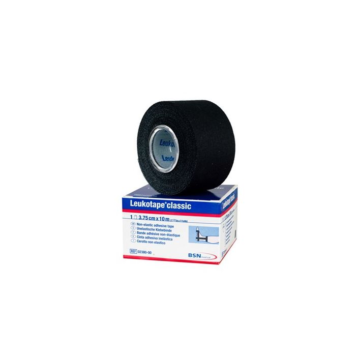 Leukotape Classic musta 3,75cmx10m 1 rll-13
