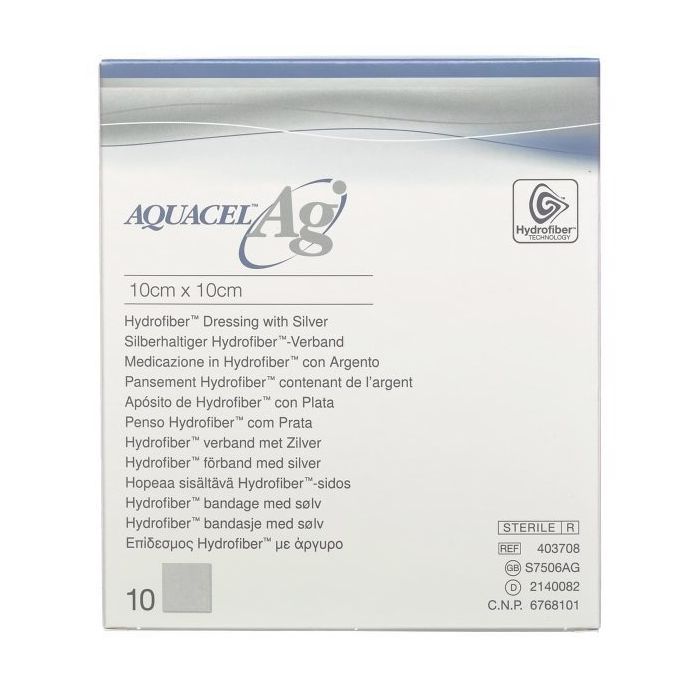 Aquacel Ag 10cmx10cm 10 kpl 403708-13