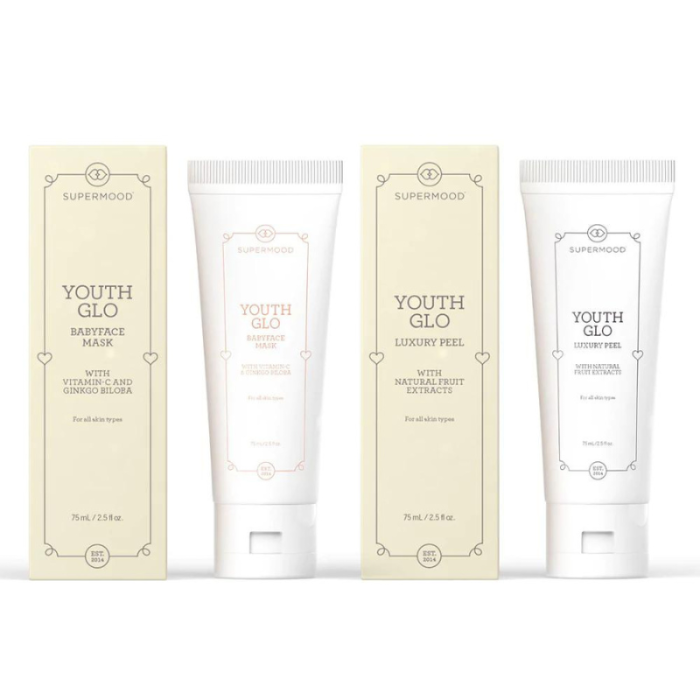 Supermood lahjapakkaus, kasvojen kuorinta & naamio-13