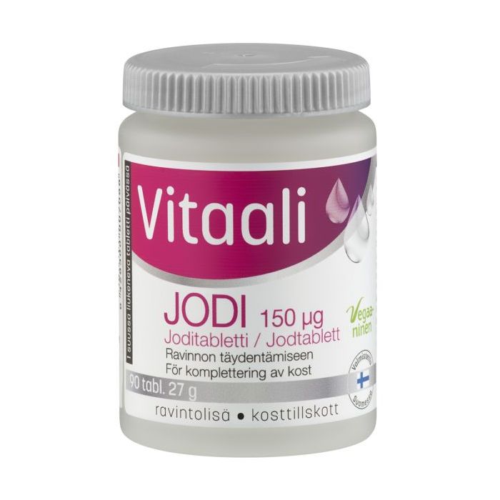 Vitaali Jodi 150 mikrog 90 tabl-13 Vitaali Jodi 150 mikrog 90 tabl-13