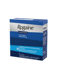 ROGAINE 50 mg/ml 60 ml liuos iholle 2 annostelijaa