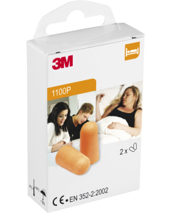 3M Korvatulpat 1100p vaahtomuovia 2 paria