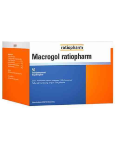 Macrogol Ratiopharm 50 kpl annospussi 13,8g